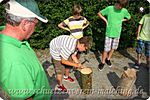 die nächste Gruppe beim Nageln ...