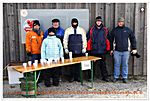 Das Team (ohne mich) - von 3 - an der Station Holzhäuser