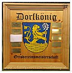 ... außerdem die begehrte Wanderscheibe von der Ortsvereinsmeisterschaft ...