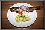 Unser Traditionsessen; geräucherte Forelle... Mmhh lecker...