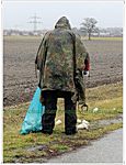 ... erstmals hatten wir einen Müllroboter eingesetzt ...