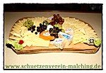 ... die gestiftete Käseplatte ...