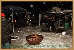 ... trotz der dicken Schneeflocken ...