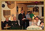 ... Gauschützenmeister Hans Kreileder bei seiner Grußrede ...