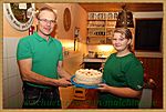 ... die Torte gewonnen - Gratulation.