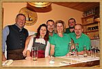 ... hier noch unsere (vernebelte) Küchencrew ...