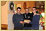 ... aber hier der Gewinner und Stifter der Torte ...